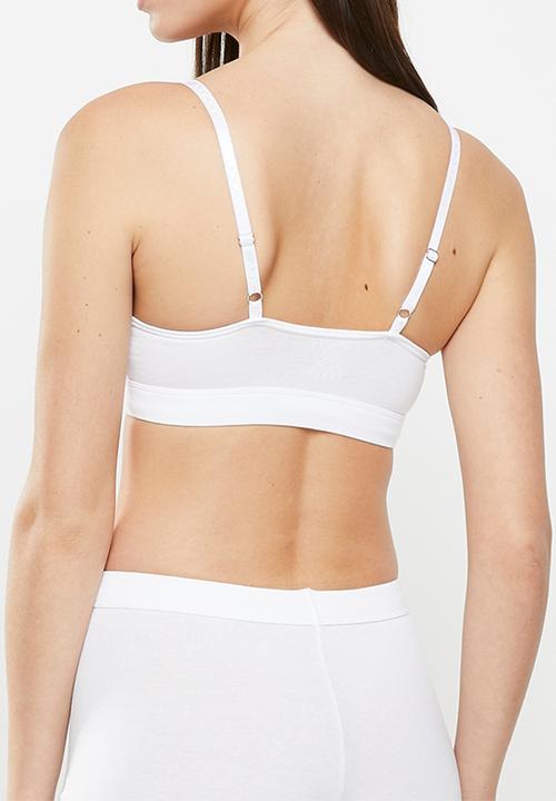 Jockey - Pure & simple bra top - white