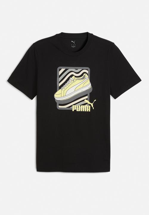 PUMA - Graphic sneaker tee - puma black