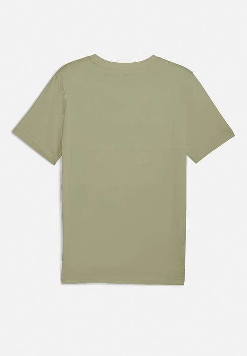 PUMA - Graphic varsity tee - lux army