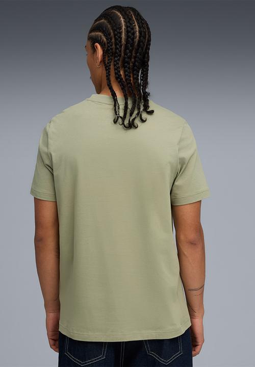 PUMA - Graphic varsity tee - lux army