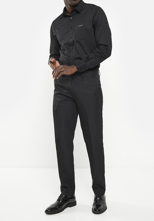 Pringle of Scotland - William long sleeve classic shirt - black
