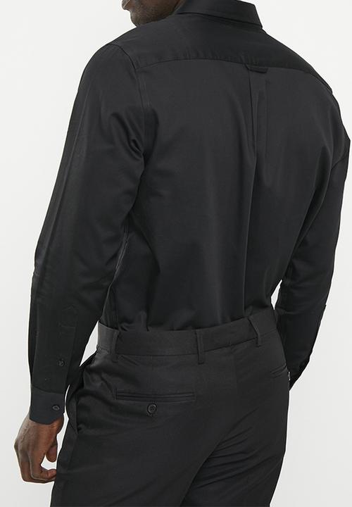 Pringle of Scotland - William long sleeve classic shirt - black