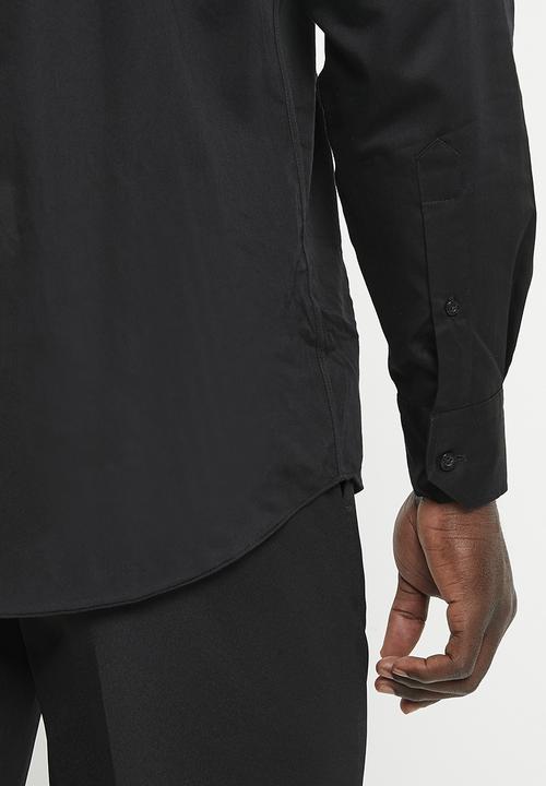 Pringle of Scotland - William long sleeve classic shirt - black