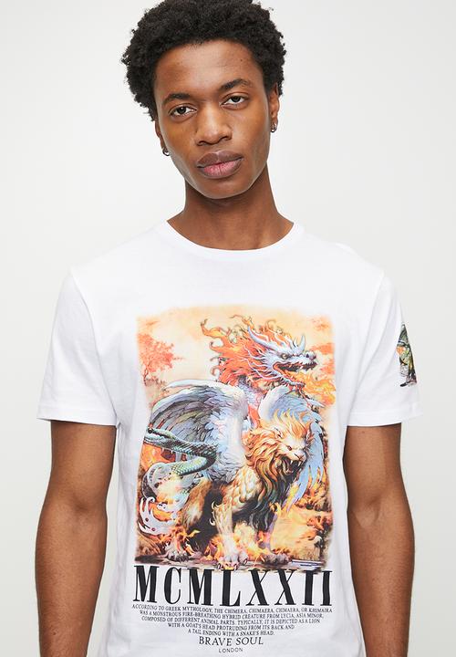 Brave Soul - T-shirts - Optic White