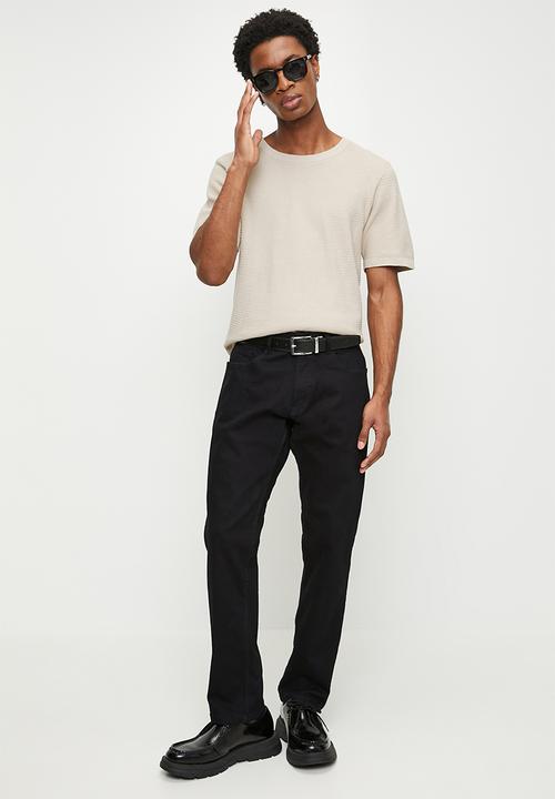 Brave Soul - Knitwear T-Shirt - Stone