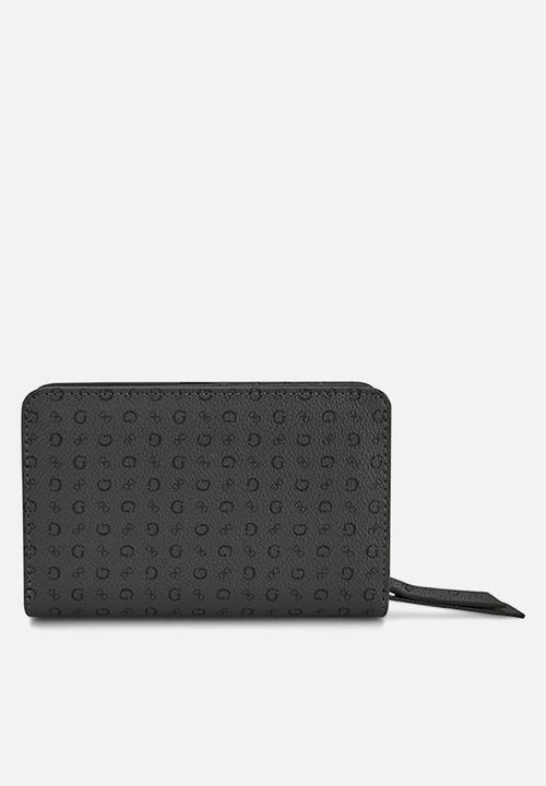GUESS - Abbas slg french wallet - charcoal