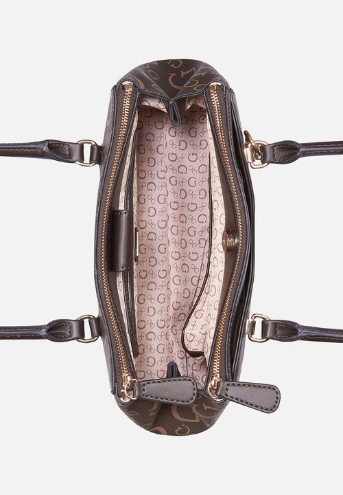 GUESS - Westfield satchel - brown