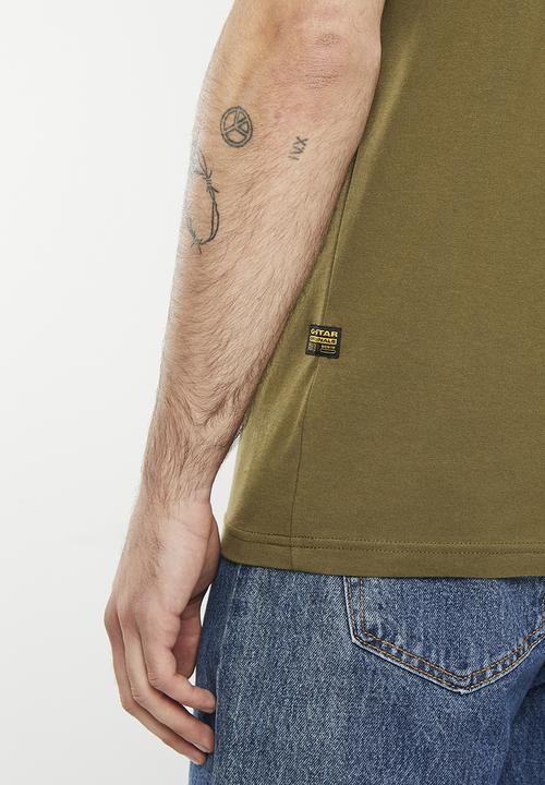 G-STAR - 3d raw. logo slim - dark olive