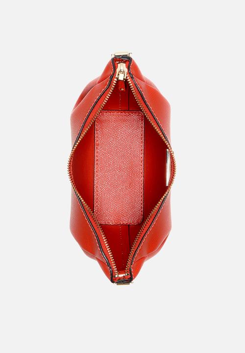 GUESS - Amorette top zip shoulder bag - red