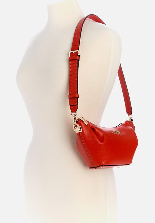 GUESS - Amorette top zip shoulder bag - red