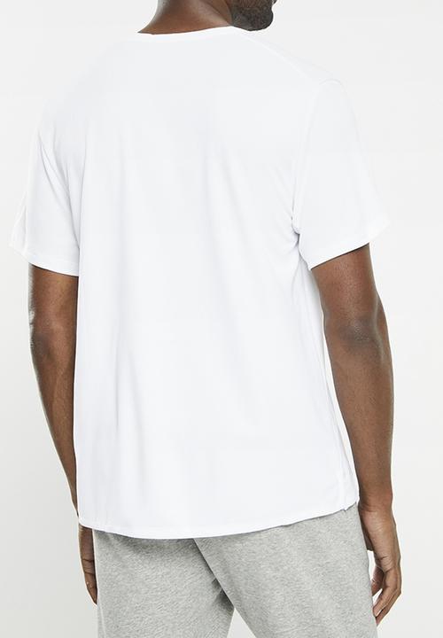 Nike - Miler Dri-FIT UV short-sleeve running top - white