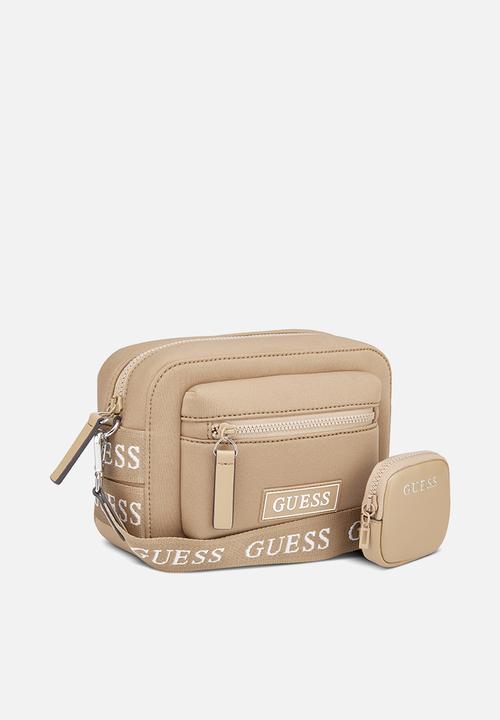GUESS - Garnon camera crossbody - beige
