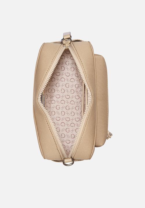 GUESS - Garnon camera crossbody - beige