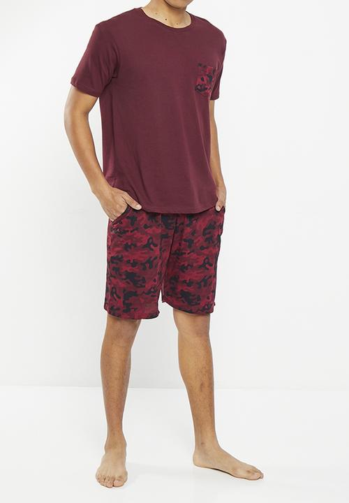 Brave Soul - Mlwb-149DISGUISE - burgundy camo