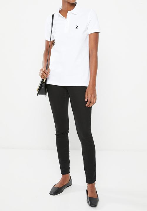 POLO - Margot golfer - white