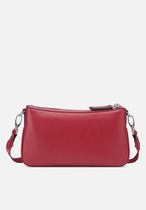 GUESS - Tyrah mini crossbody top zip - red