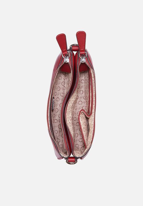 GUESS - Tyrah mini crossbody top zip - red
