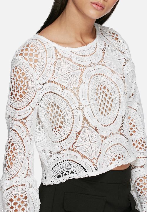 Glamorous - Lacy wide sleeve blouse