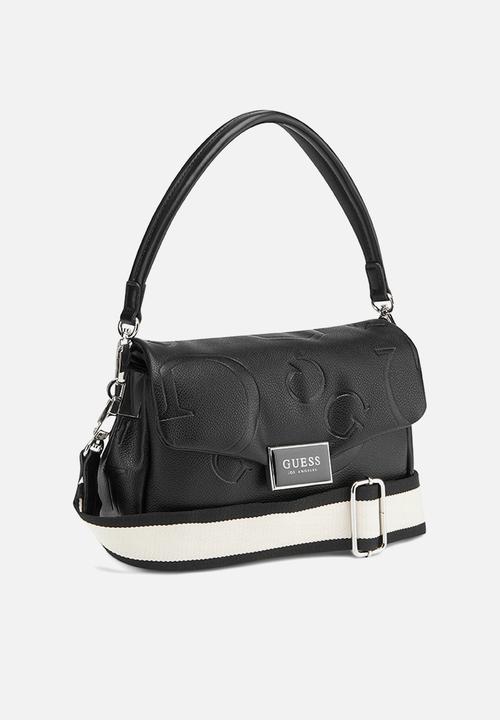 GUESS - Jarson crossbody flap - black
