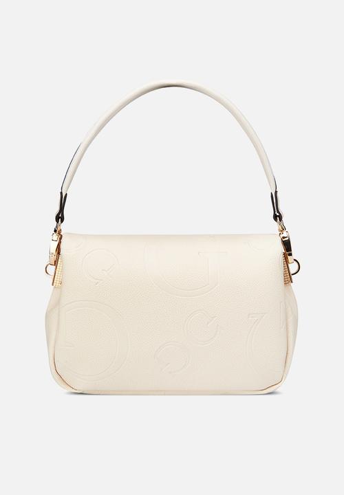 GUESS - Jarson crossbody flap - beige