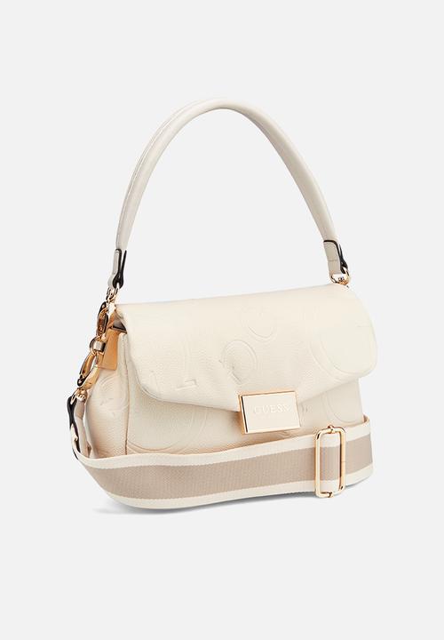 GUESS - Jarson crossbody flap - beige