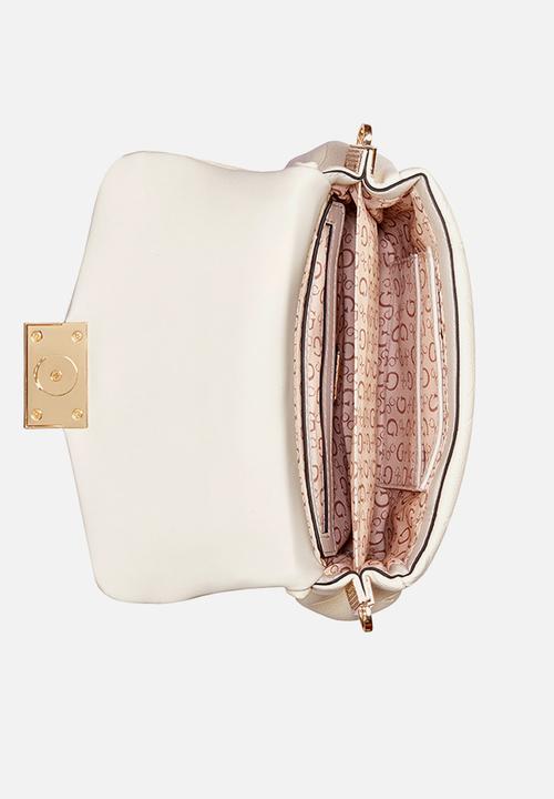 GUESS - Jarson crossbody flap - beige