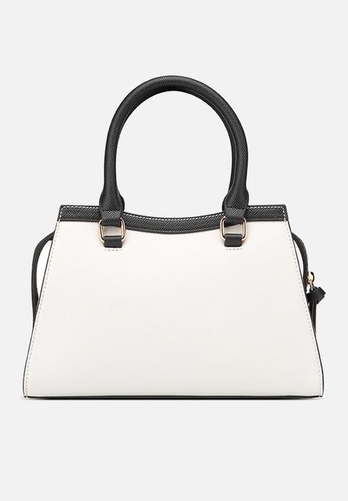 GUESS - Wrenley small satchel - stone