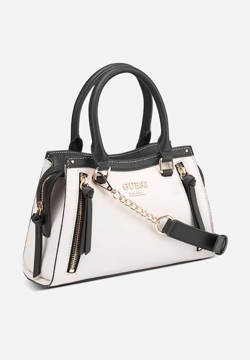 GUESS - Wrenley small satchel - stone