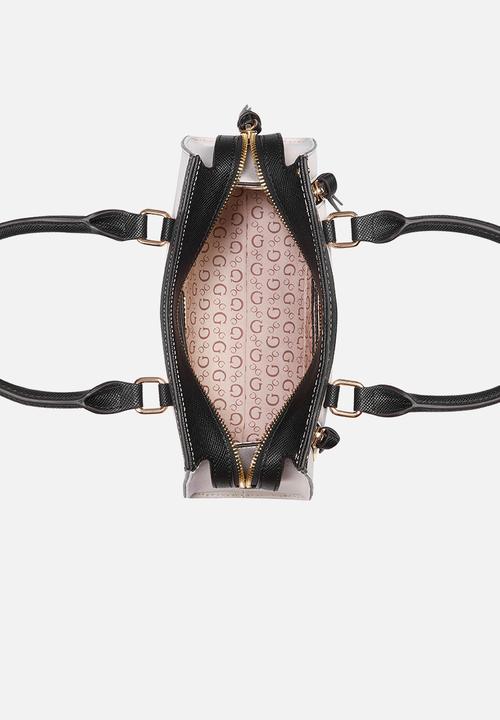 GUESS - Wrenley small satchel - stone
