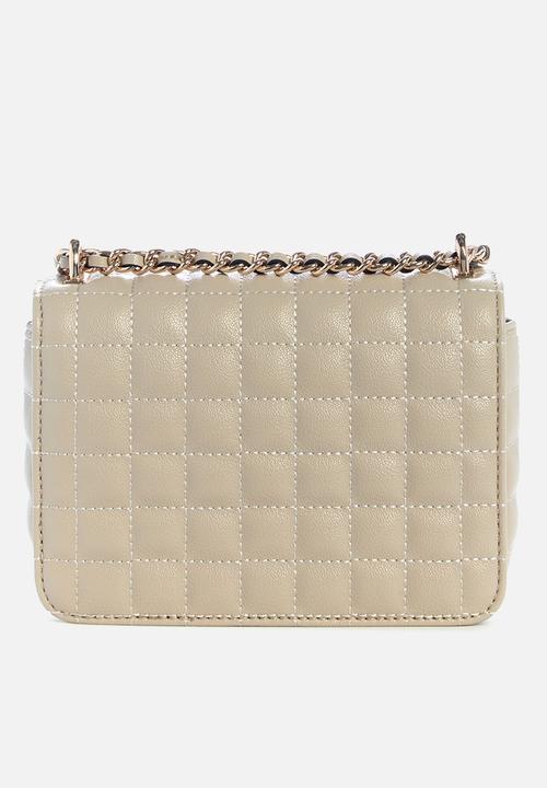 GUESS - Nadira mini convertible crossbody flap - cream