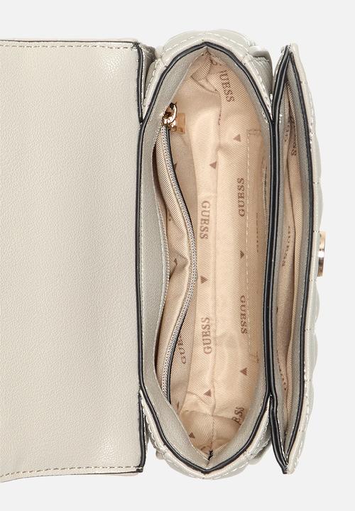 GUESS - Nadira mini convertible crossbody flap - cream