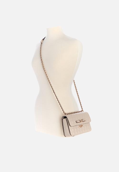 GUESS - Nadira mini convertible crossbody flap - cream