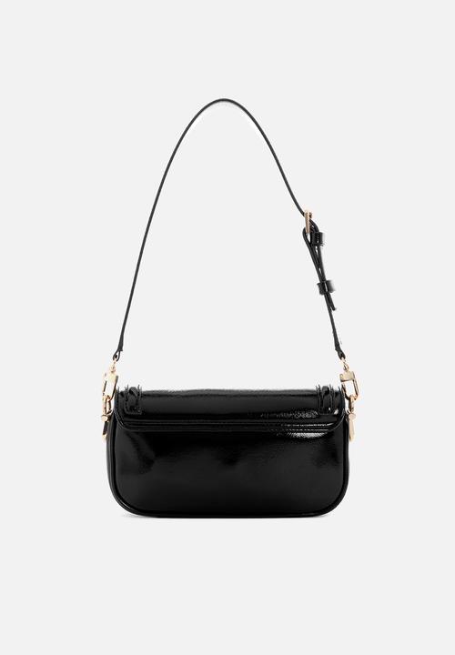 GUESS - Dea mini flap shoulder bag - black