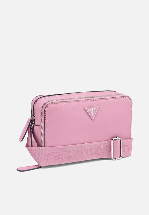GUESS - Viviette mini dbl zip crossbody - pink