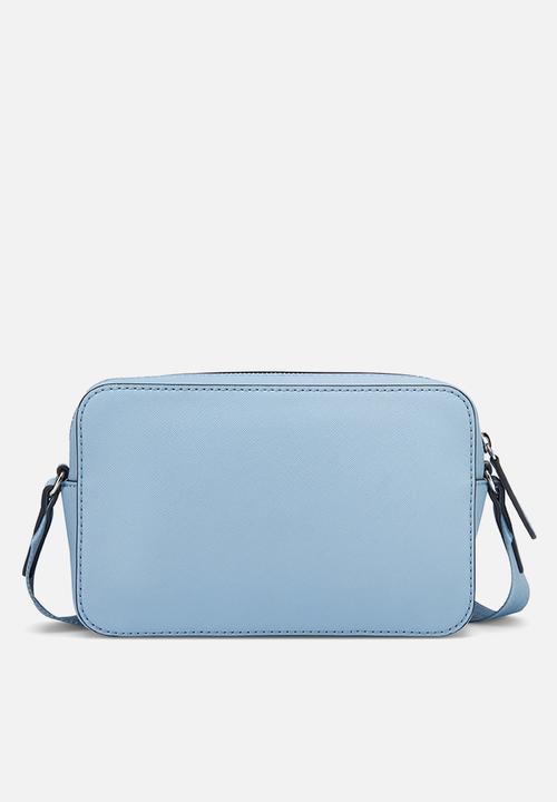 GUESS - Viviette mini dbl zip crossbody - blue