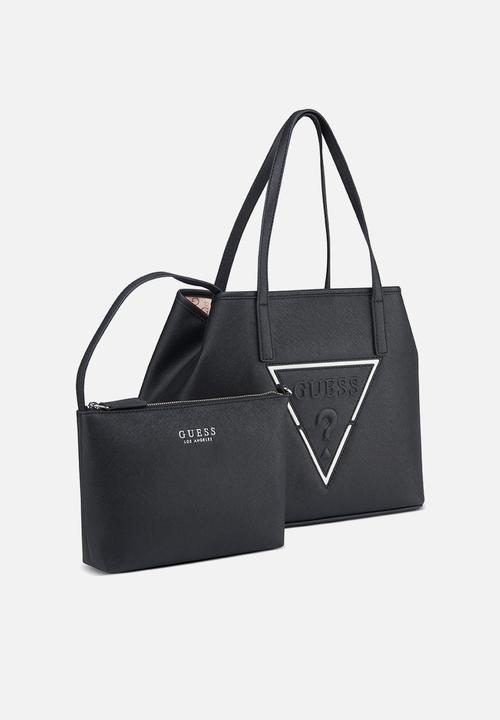 GUESS - Portini trap tote - black