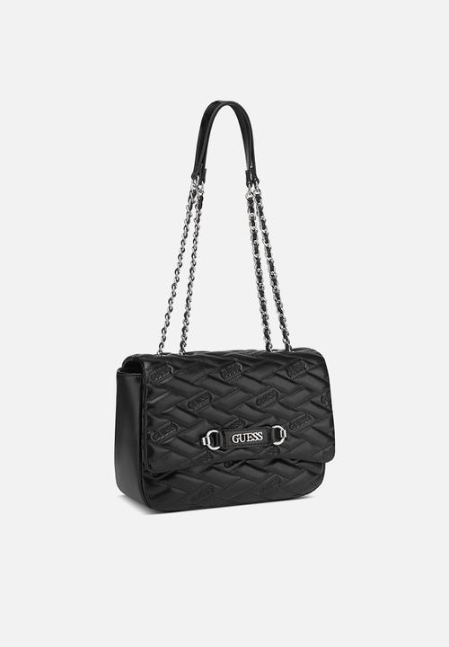 GUESS - Briella flap crossbody - black