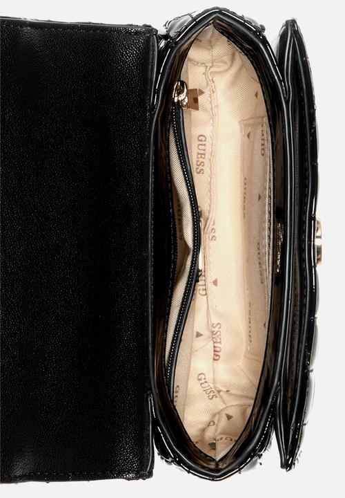 GUESS - Nadira mini Cossbody flap - black