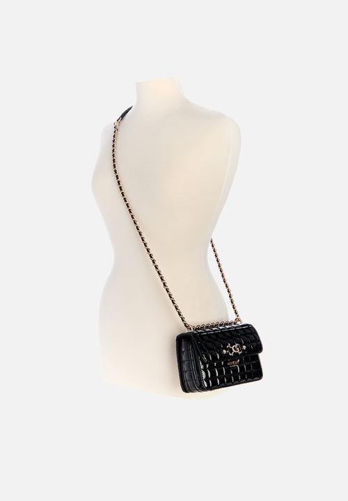 GUESS - Nadira mini Cossbody flap - black