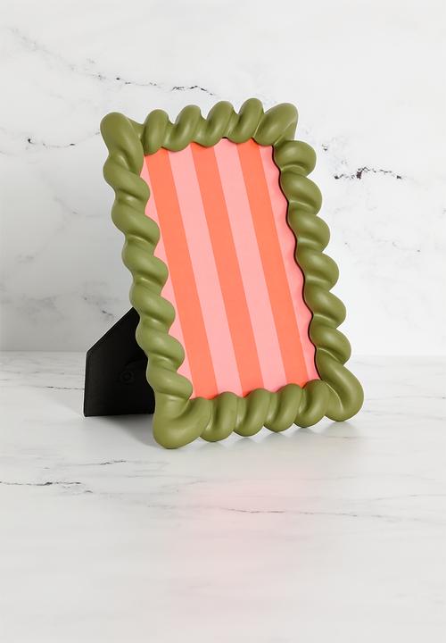 Sixth Floor - Photo Frame Polyresin - Green