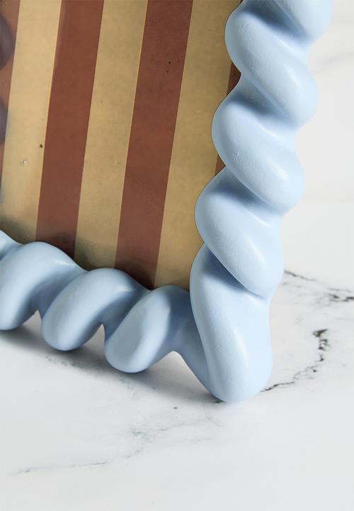 Sixth Floor - Photo Frame Polyresin - Blue
