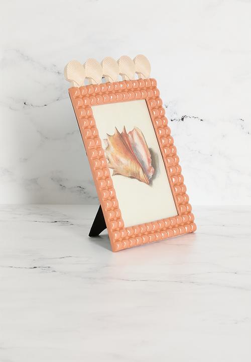 Sixth Floor - Photo Frame Shell Polyresin - Terra