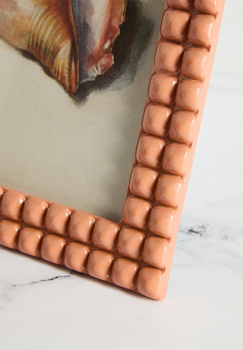 Sixth Floor - Photo Frame Shell Polyresin - Terra