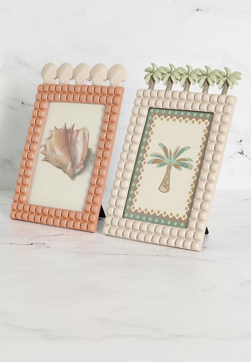 Sixth Floor - Photo Frame Shell Polyresin - Terra
