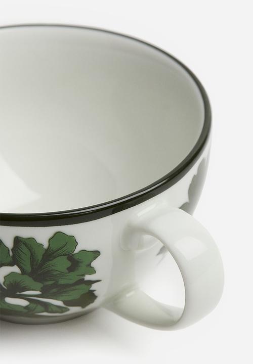 H&M - Porcelain cup - white floral
