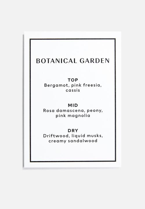 H&M - Small scented candle in glass holder - botanical garden