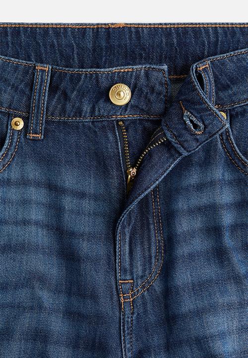 H&M - Baggy wide low jeans - denim blue