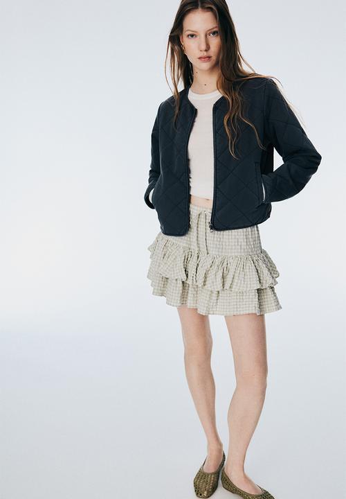 H&M - Quilted cotton jacket - dark grey