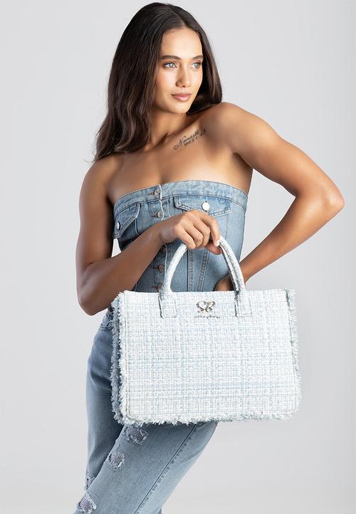 SISSY BOY - Boucle tote bag - blue