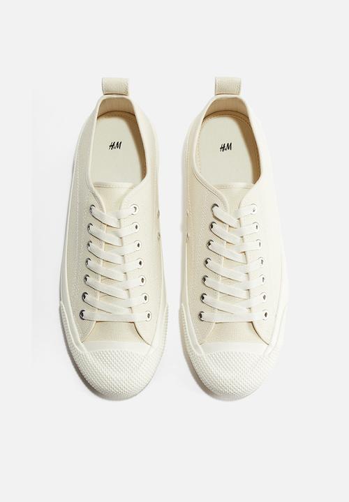 H&M - Canvas trainers - white
